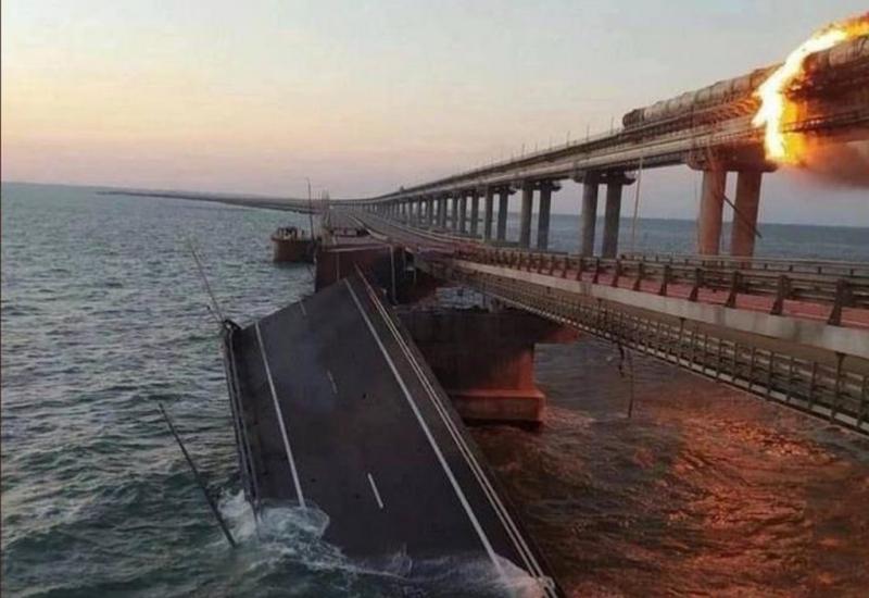 Ruska služba sigurnosti: Uhićeno osam osumnjičenih zbog eksplozija na Krimskom mostu